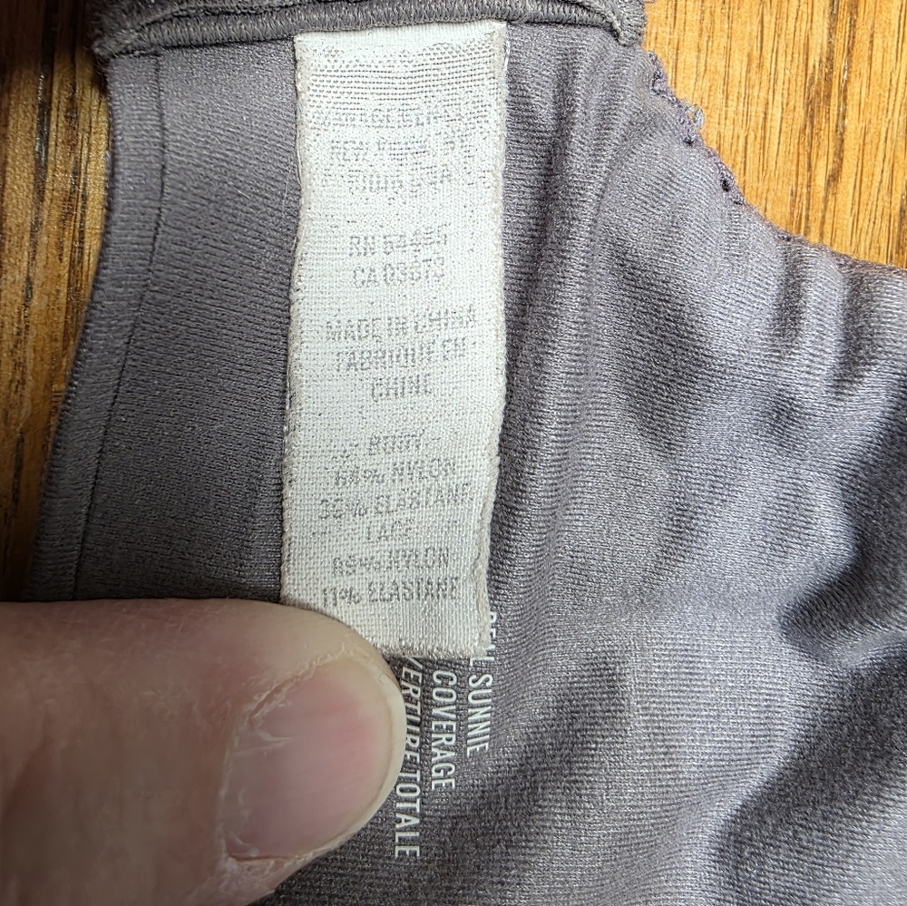 Arie Real Sunnie Full Coverage Underwire Padded Bra Purple Gray Size 34D - Picture 10 of 12